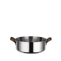 photo Alessi-edo Low casserole in 18/10 stainless steel suitable for induction 1